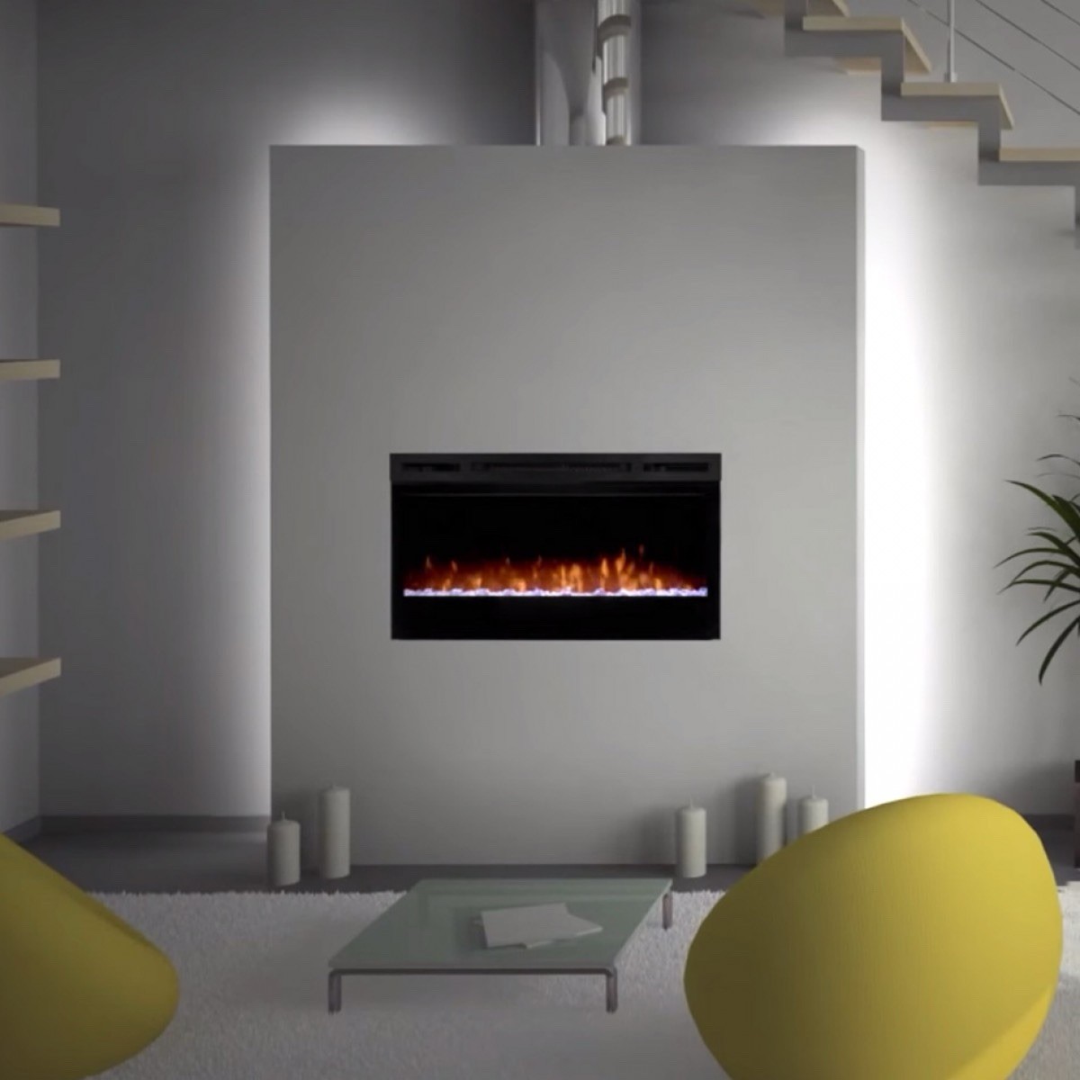 Dimplex Prism BLF3451 Modern Linear Electric Fireplace Wall-Mountable gallery