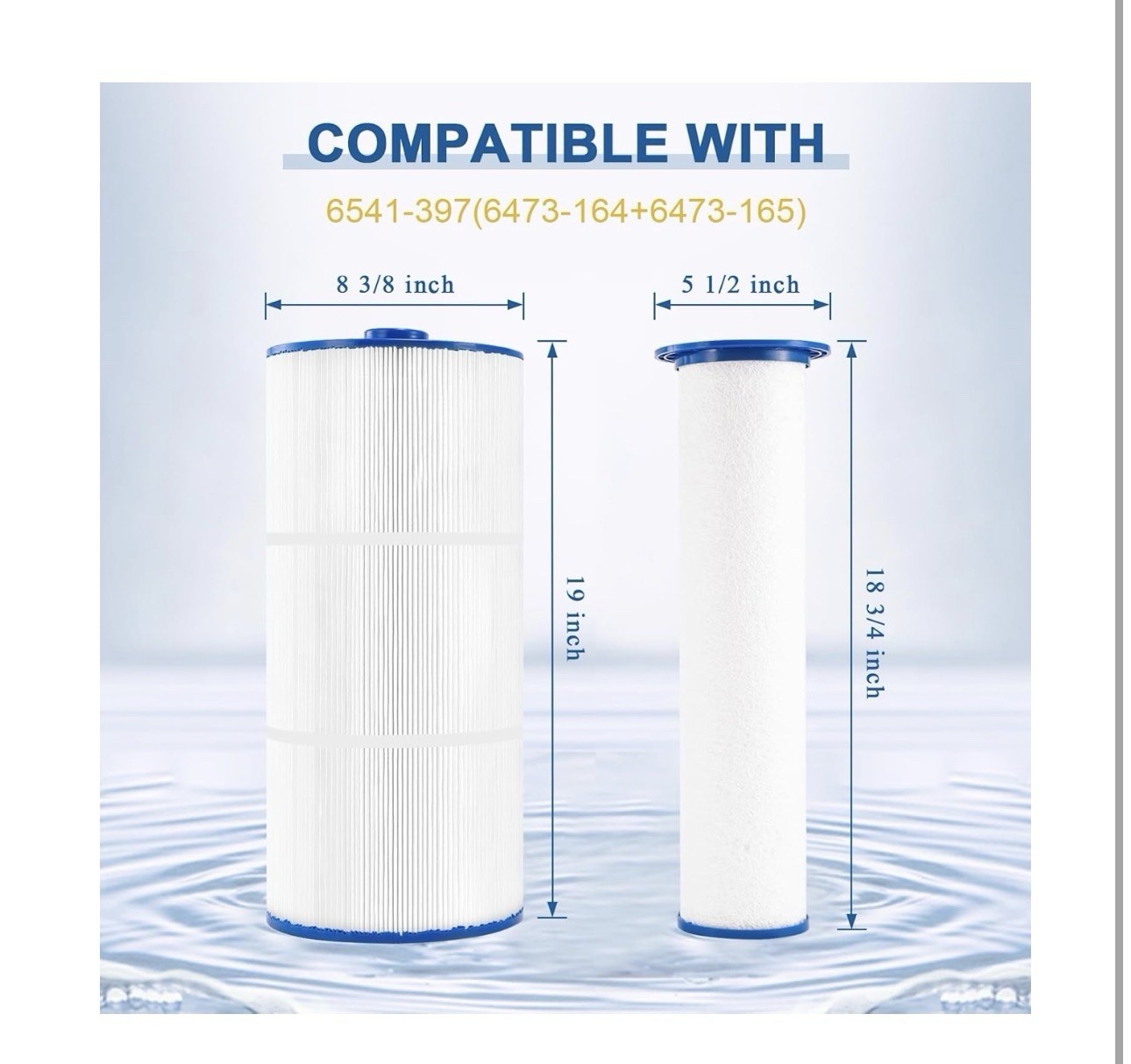 6541-397 Spa Filter Cartridge Set, Compatible w/Sundance Spa 880 Series gallery