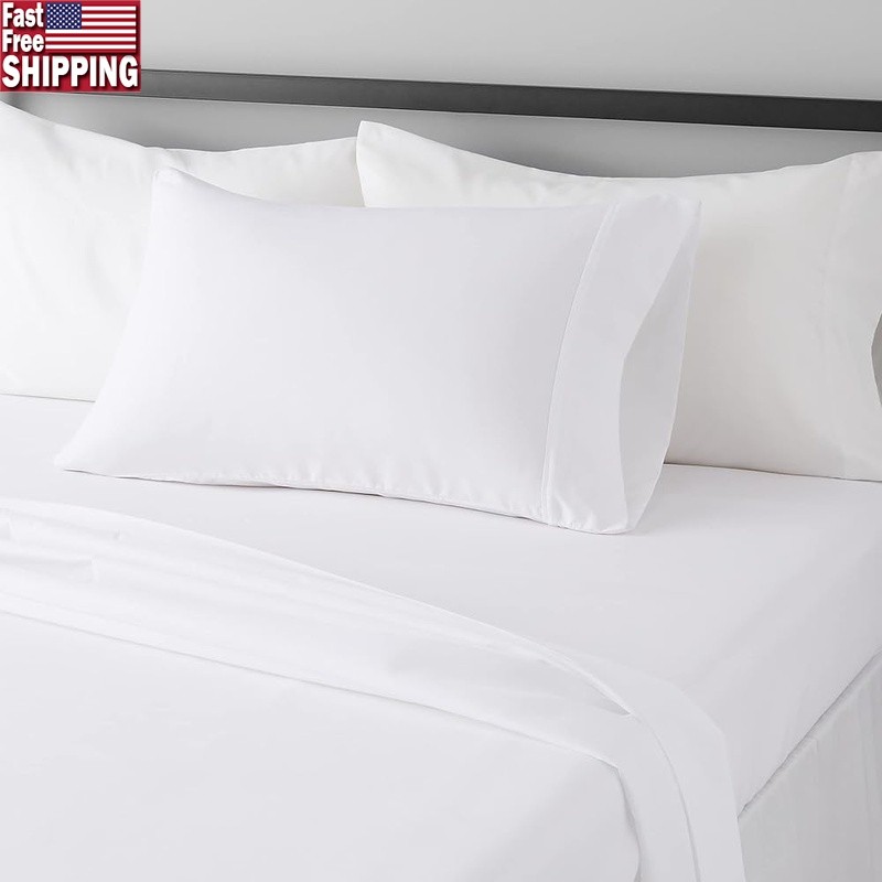 Soft Cozy Microfiber Bed Sheet Set Twin XL All-Season Breathable Easy Care New gallery