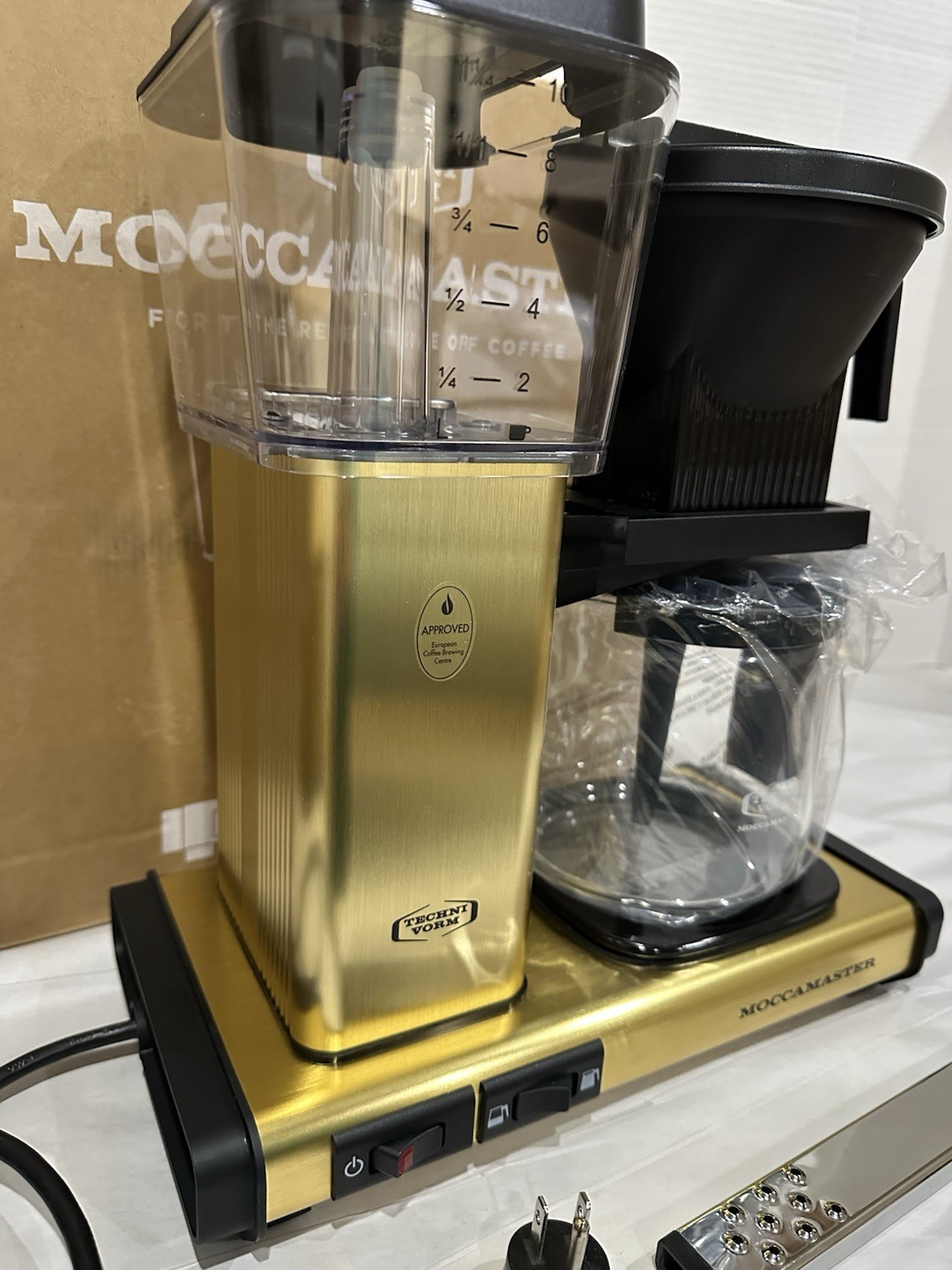 Technivorm MOCCAMASTER KBGV Coffee Maker Machine Brushed gold gallery