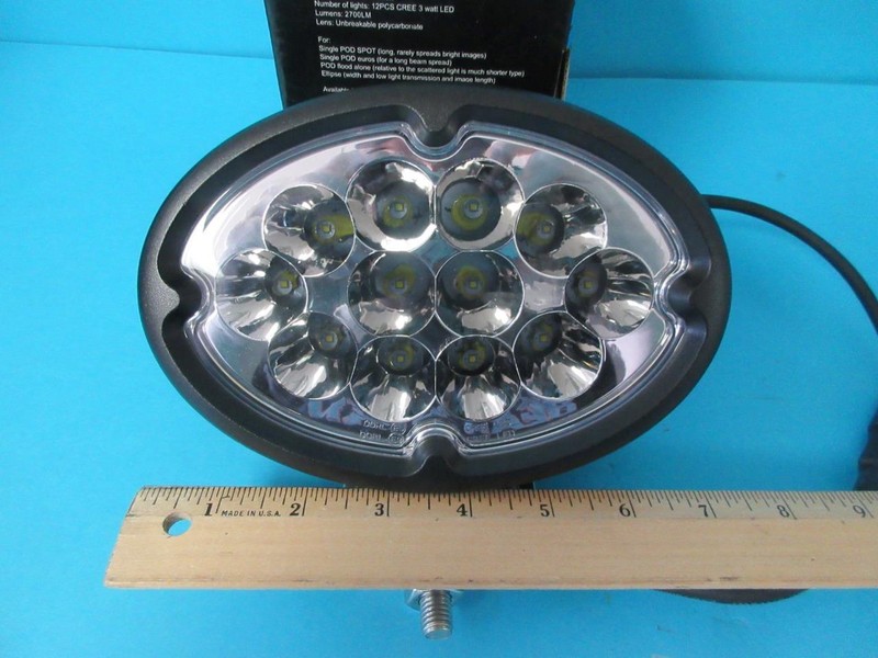 NEW High Power Oval LED High Bright Work Driving Lamp Light 36W 2700lm gallery