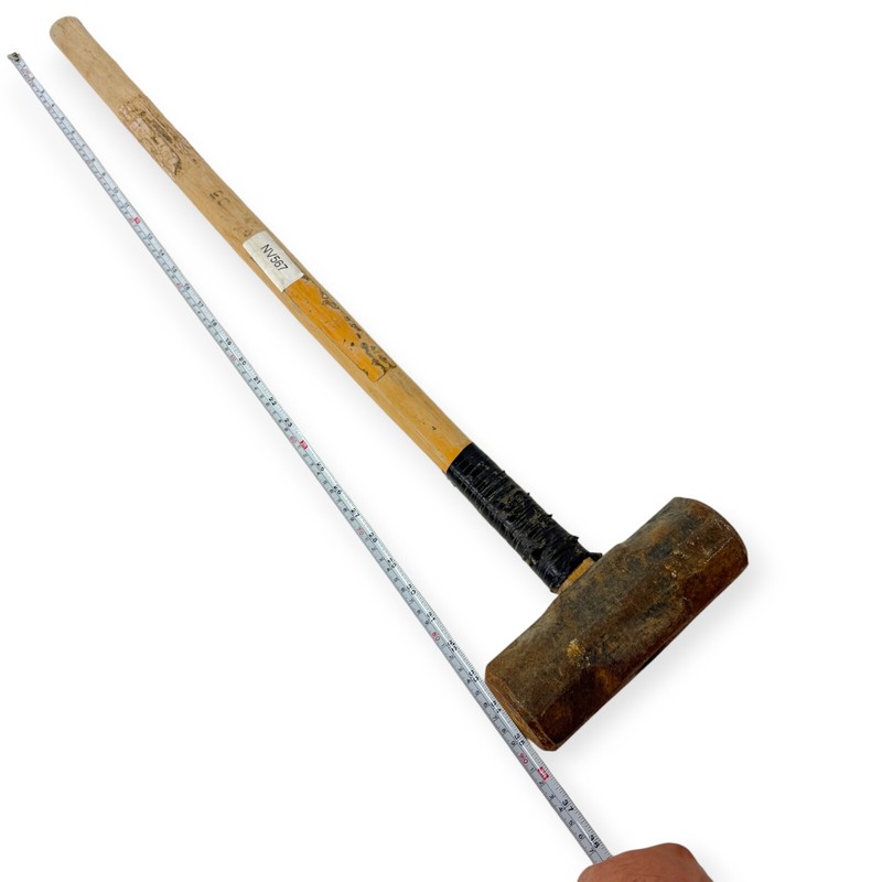 36 in Engineering Double Faced Hammer, Steel 7,5 in Head, Wood Handle gallery