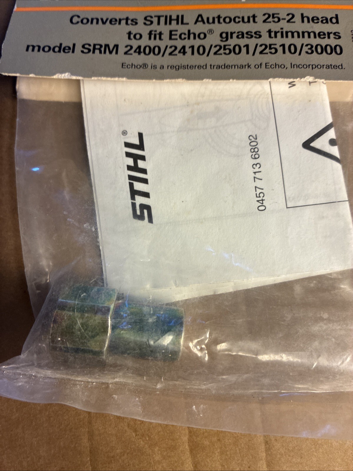 Stihl Trimmer Adapter Bolt 4090-740-6802 gallery