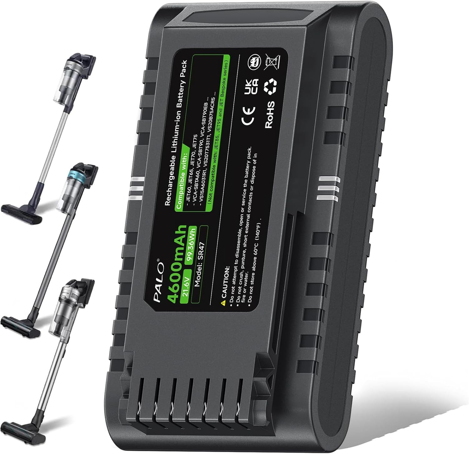 4600mAh Replacement Battery for Samsung Jet 60 65 70 75 90 Series Cordless gallery