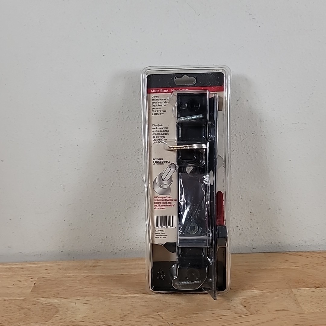 Larson 20298953 Lever Set Matte Black New Sealed gallery