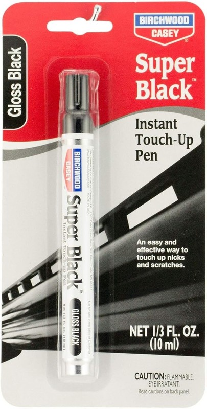 Versatile Fast-Drying Super Black Touch-Up Pen - For Metal & Plastic Surfaces gallery