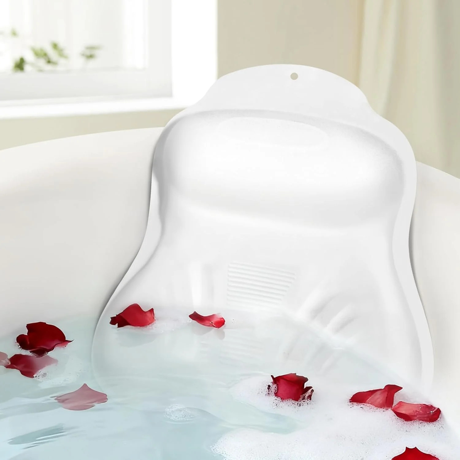 Silicone Bath Pillows for Tub - Adjustable Firmness Bathtub Pillow for Offering gallery