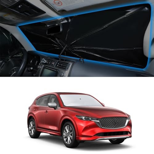 Windshield Sun Shade Umbrella Custom Fit for 2017 UM 2017-2026 Mazda CX5 CX-5 gallery