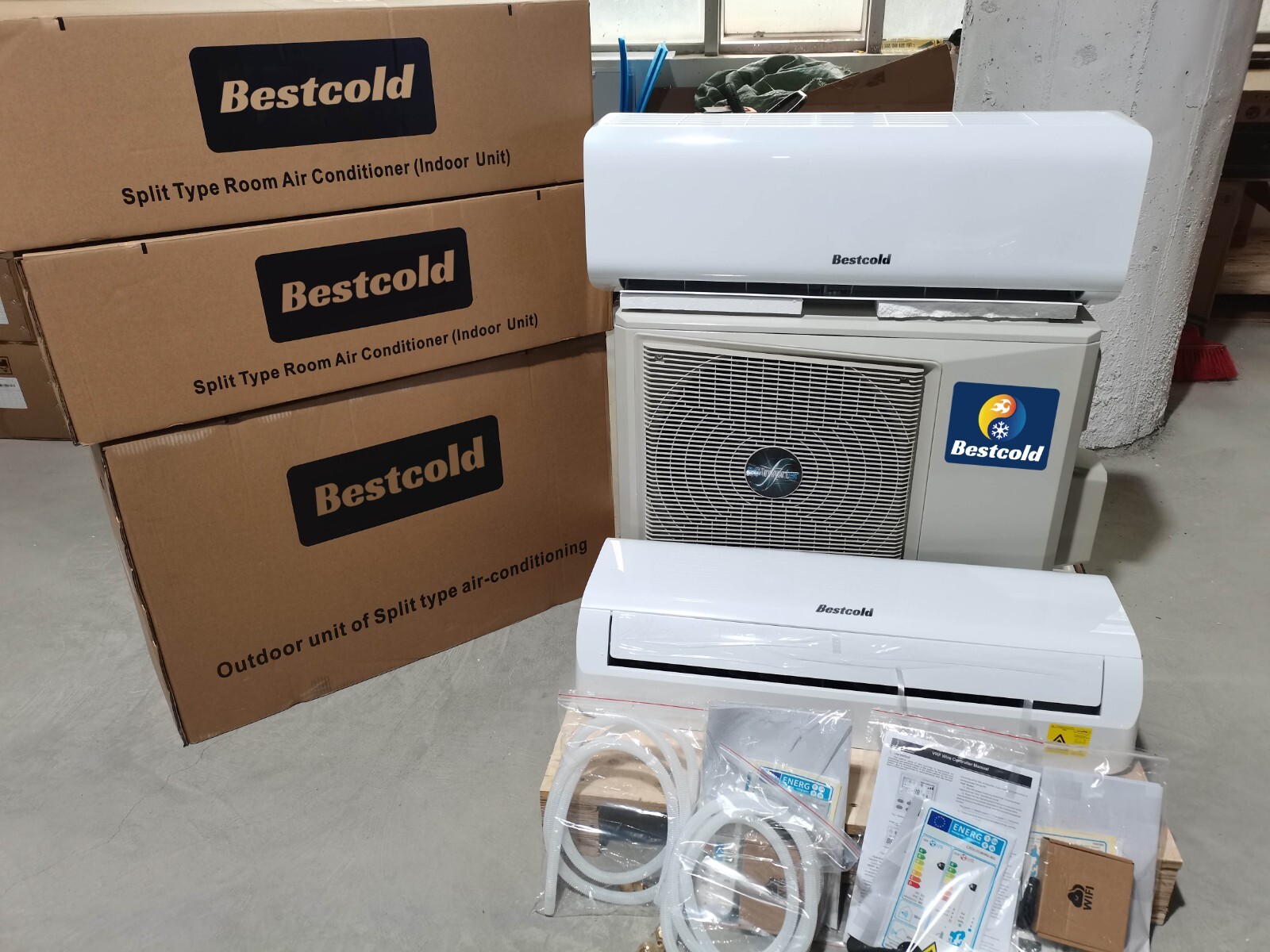 24000BTU Ductless Multi 12k Zones Mini Split Air Conditioner & Heater - 2 Zones gallery