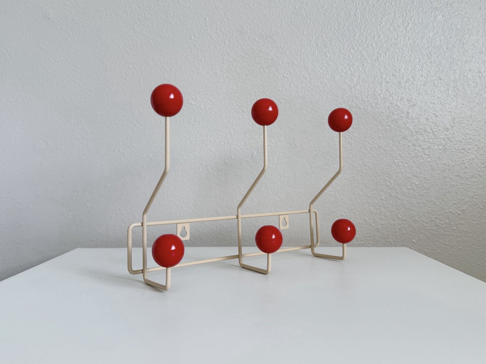 Mid Century Hooks Coat Rack Entryway Organizer Modern Minimalist Wall Art Decor gallery