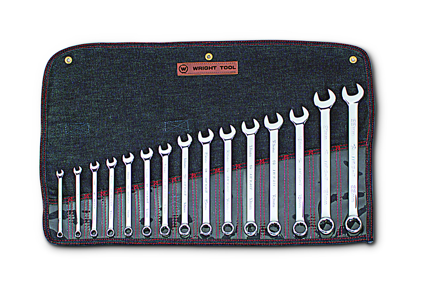 Wright Tool WRIGHTGRIP® 2.0 12 Point Combination Wrench Set 15 Piece Metric 952 gallery