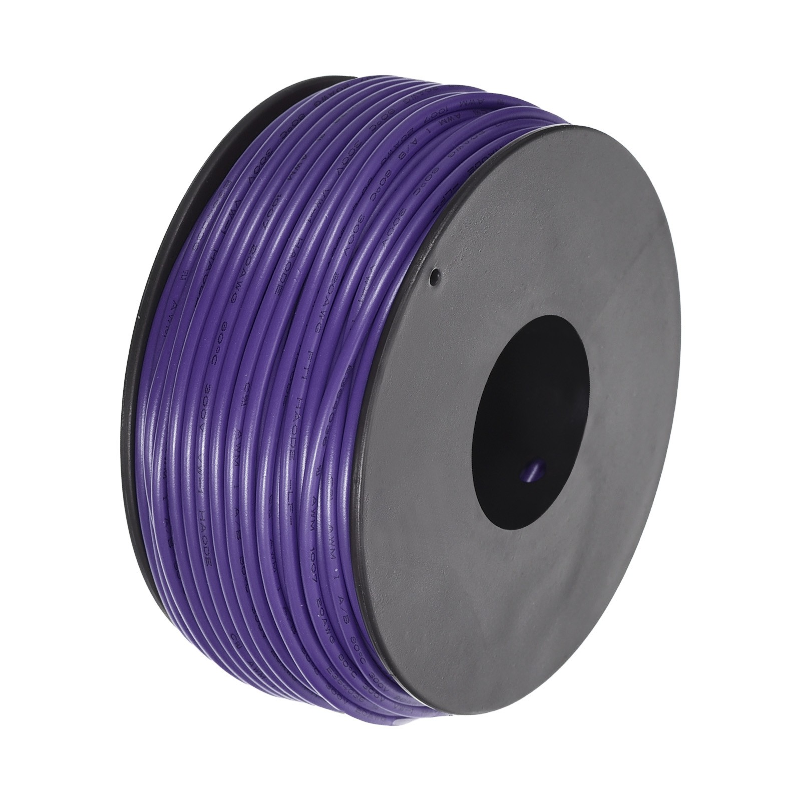 20AWG Stranded Wire Hookup 30M/100ft Purple, Electrical Wire UL1007 Spool gallery