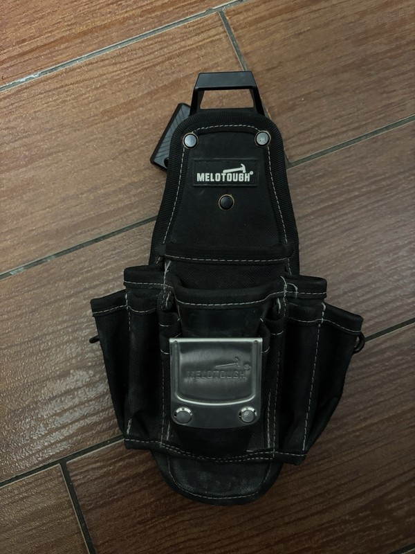 MELOTOUGH Tool Pouch Fabric Black Multi-Pocket Holster Single Item Organizer gallery