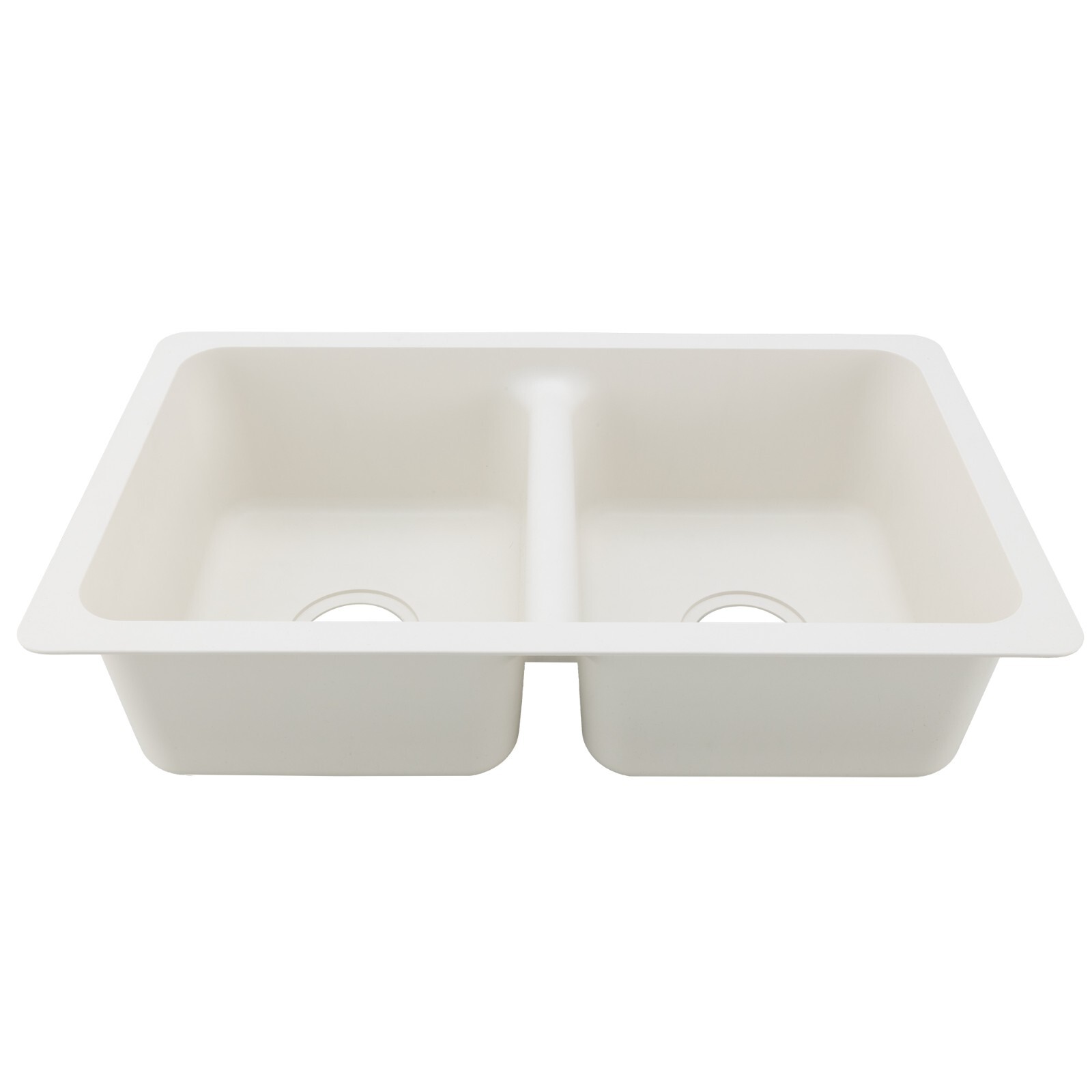 RecPro RV 27" X 16" Double Basin Undermount Kitchen Sink | Stonecase Material gallery