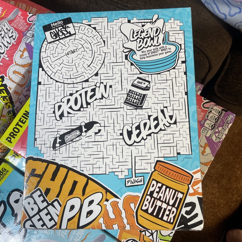 14 BOXES Ghost Protein Cereal Marshmallows PB Peanut Butter Lot BB 03/26-06/25 gallery