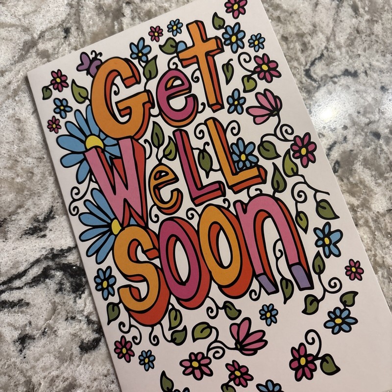 Get Well Soon Thinking About You Wishing You 5”x7.75" Stockwell Greeting Card gallery
