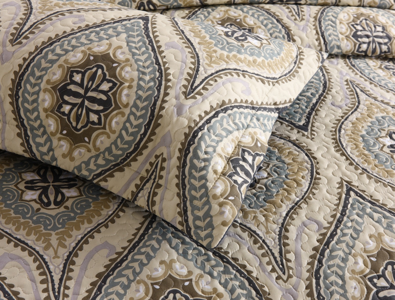 3Pc Quilt Bedspread Sets Bedding Coverlet Bedroom Floral Queen King Size, Joniy gallery