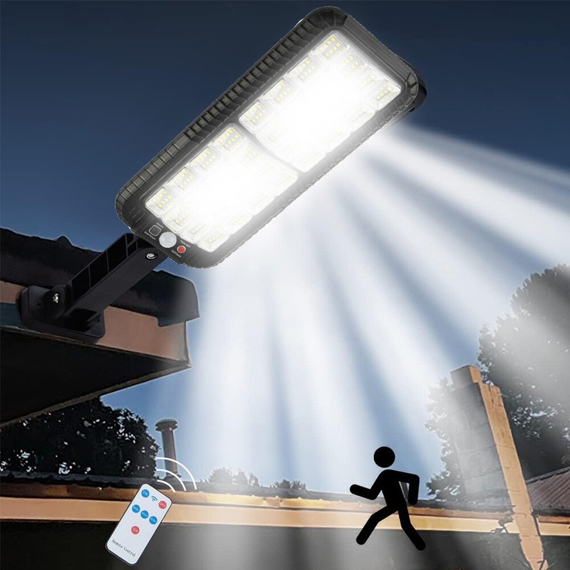Solar Street Light Motion Sensor Lamp Commercial Dusk To Dawn Road Lamp Outdoor gallery