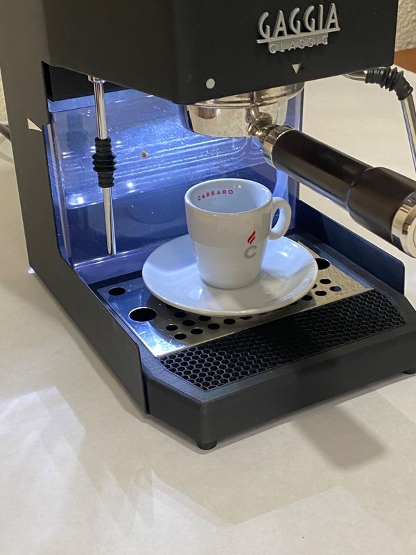 Extended Low Profile Drip Tray Kit Compatible Gaggia Classic Pro /Evo 24 gallery