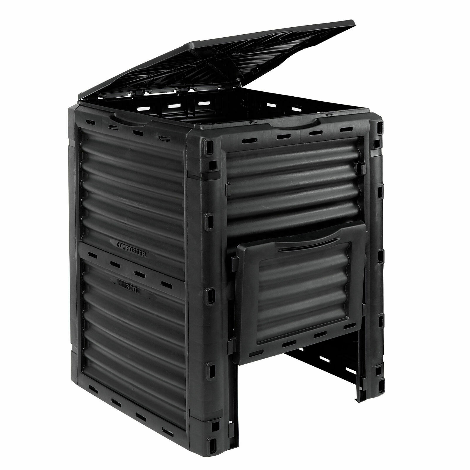 Large Capacity Compost Bin 80 Gallon Waste Grass Box Creation of Fertile Soil gallery