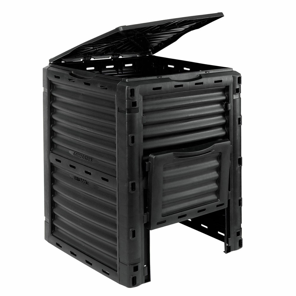 Large Capacity Compost Bin 80 Gallon Waste Grass Box Creation of Fertile Soil