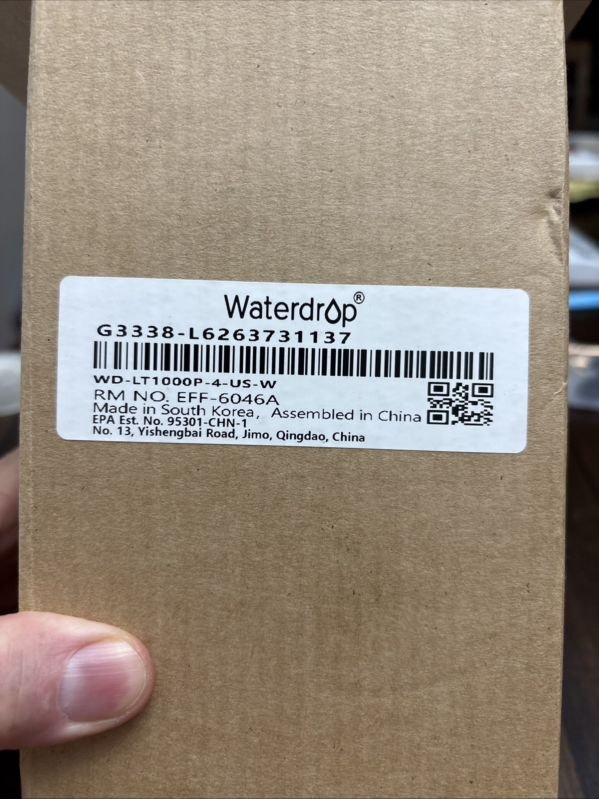 Waterdrop WD-F46 Water Filter 4-Pack New Sealed gallery