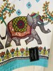 Cynthia Rowley bath Towel Elephants 100% Cotton Terry cloth backed boho gallery