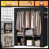 Portable Closet for Hanging Clothes - 3 Rods, 6 Shelves, 4 Pockets, Easy Assembl gallery