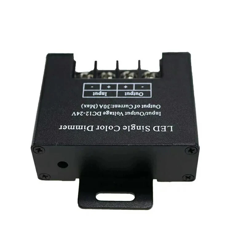 LED Single Color Dimmer DC 12V 24V 30A with 11-Key RF Remote Controller gallery