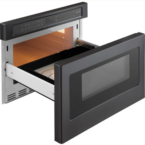 GE Cafe CWL112P3RD5 24" Built In Microwave Drawer Oven - Matte Black gallery