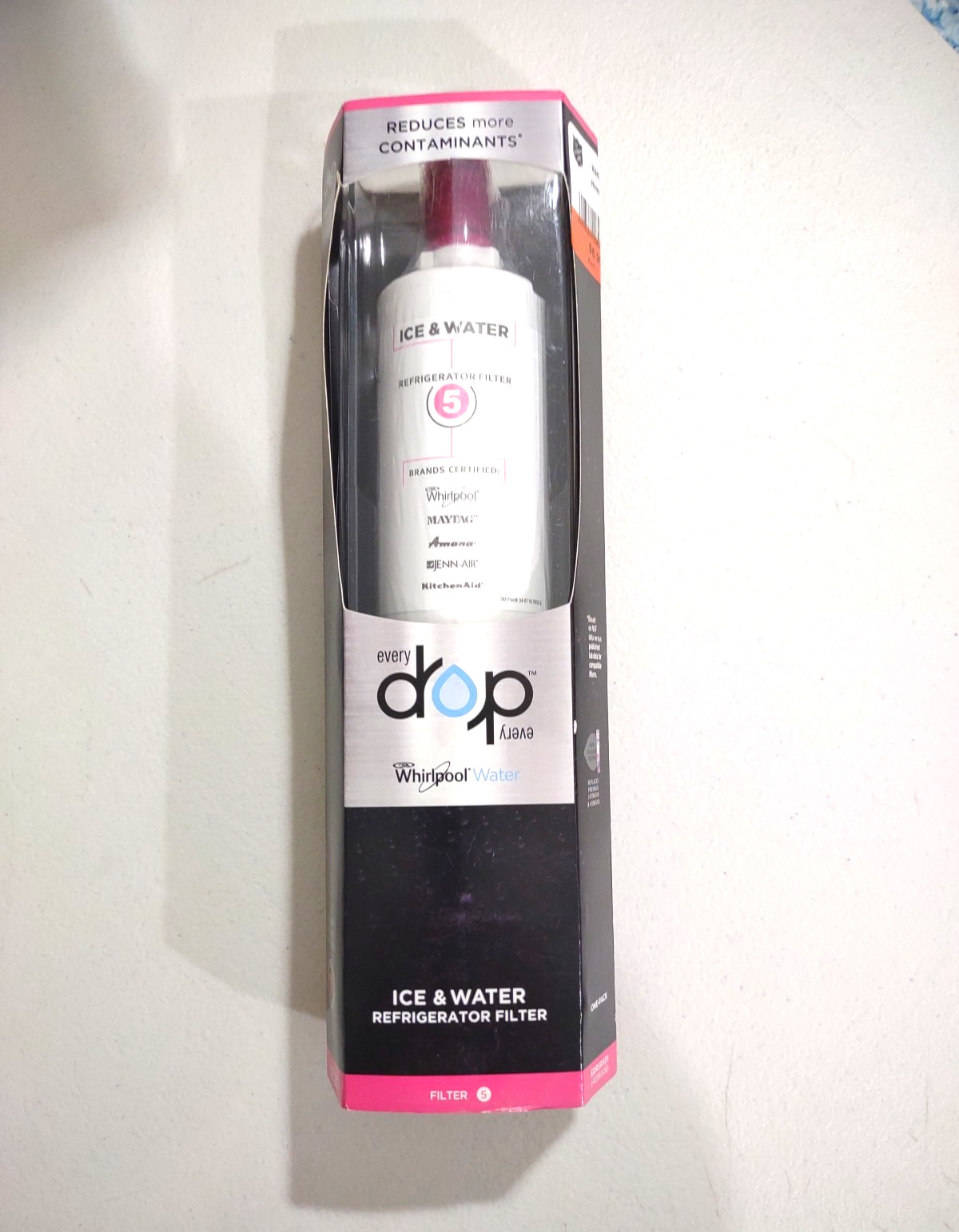 EVERYDROP Twist In Refrigerator Water & Ice Filter Number 5 New in Box SEALED gallery