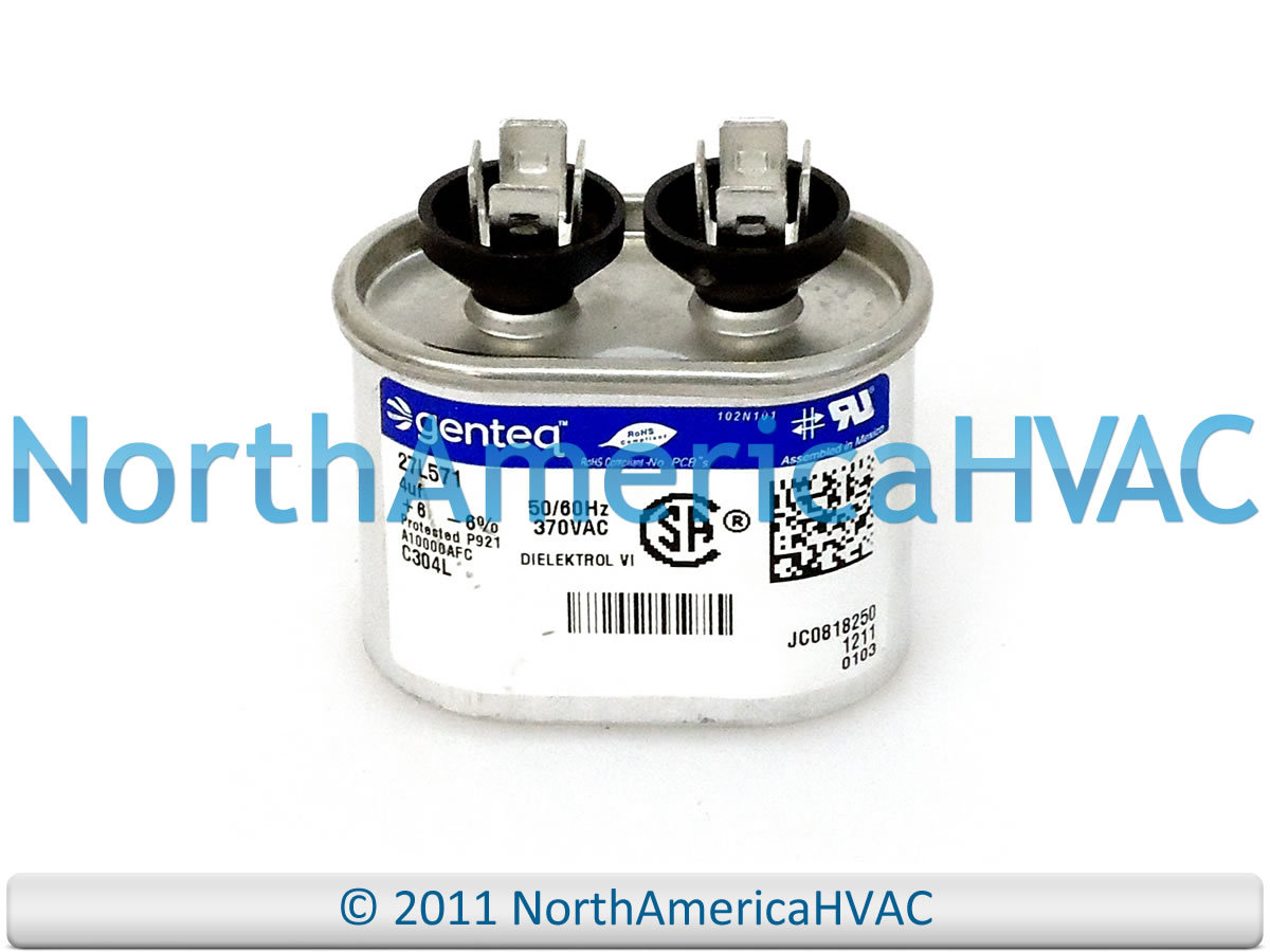 Capcom Capacitor 4 uf MFD 370 Volt Fits GE Genteq 27L571 27L571BZ2 27L571BZ3 gallery