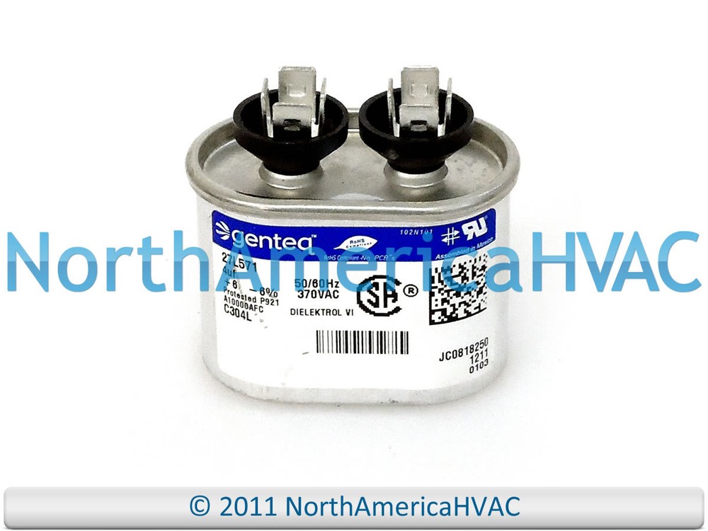 Capcom Capacitor 4 uf MFD 370 Volt Fits GE Genteq 27L571 27L571BZ2 27L571BZ3