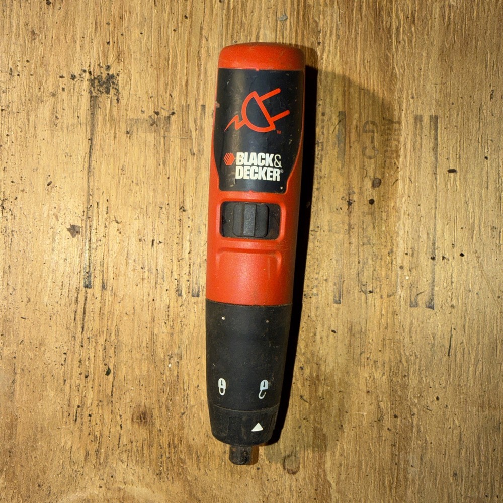 Black & Decker MAX Rechargeable Orange Black Screwdriver DP240 Tool 120V Unteste