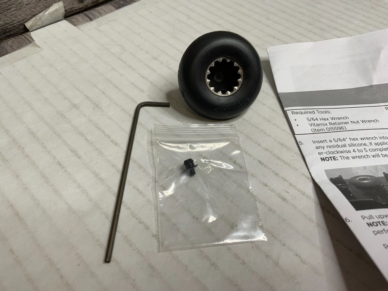Vitamix 891 Replacement Drive Socket Kit 1 Drive Socket With Allen Wrench gallery