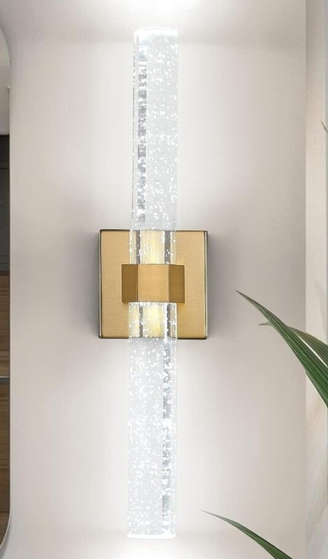 Aipsun Light Fixtures Vanity LED Light 19.7" Crystal Bedroom Bathroom Vanity gallery