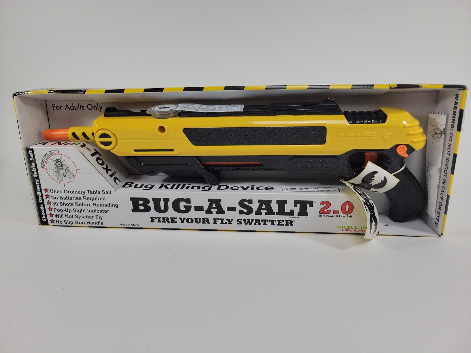 BUG-A-SALT 2.0 Yellow Salt Gun Fly Spider Insect Control Power Shooter New gallery