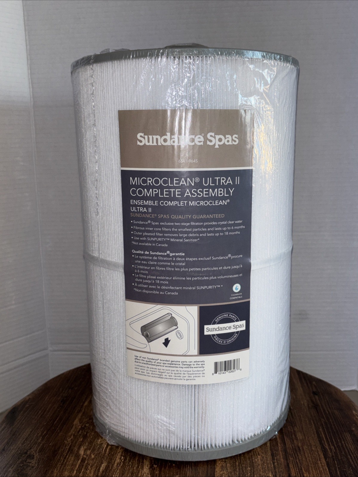 Microclean Ultra II Filter Cartridge Pleated 2 Stage Filtration Sundance Spa gallery