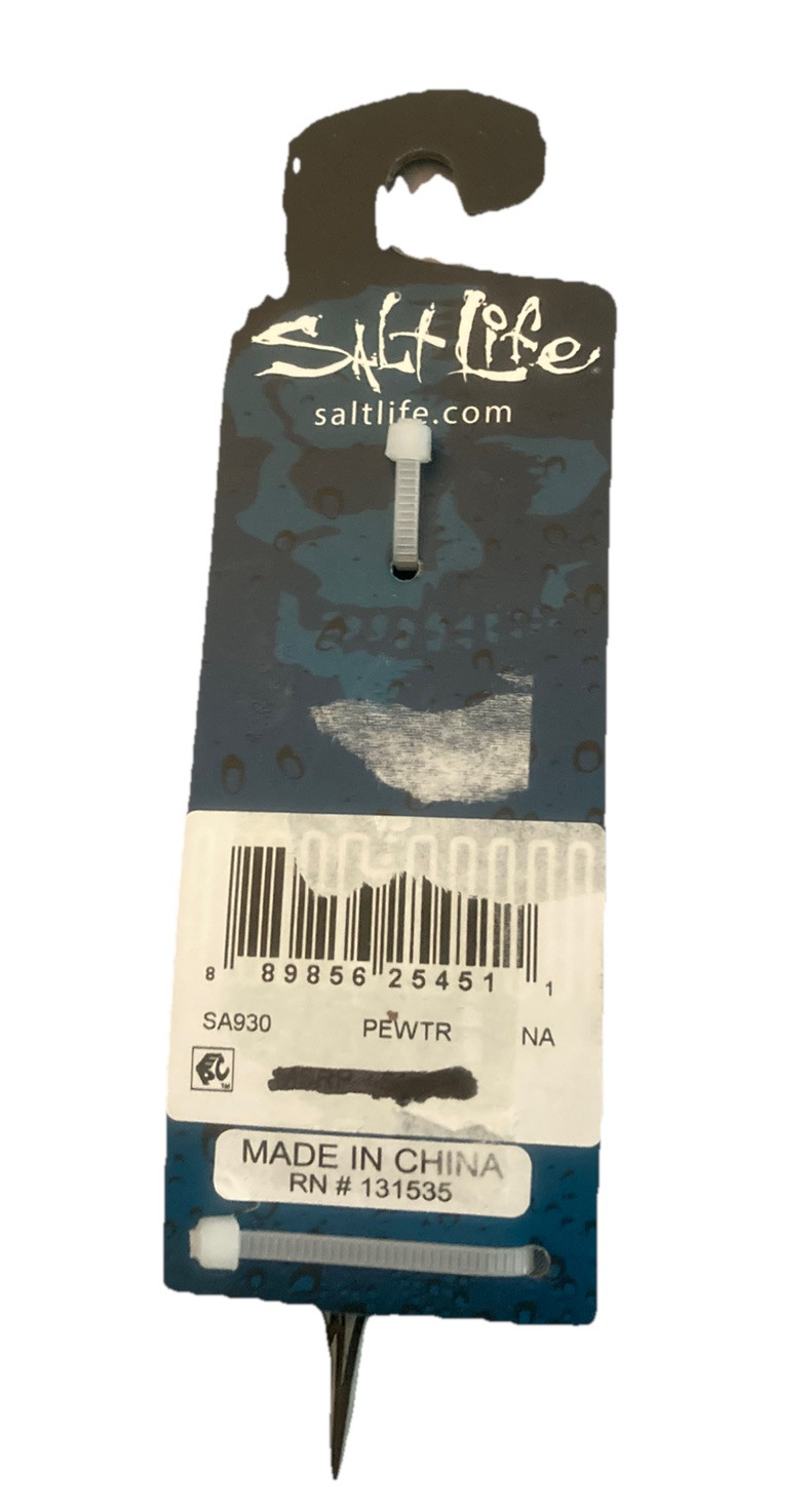 Salt Life Frothy Marlin Refrigerator Magnet Bottle Opener Live Salty Pewter NEW gallery