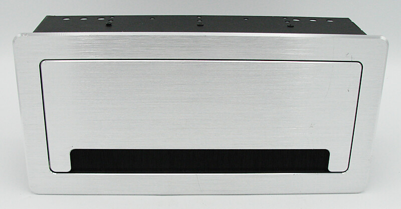 Pop Up Flip Up Recessed Power Outlet Box for Tables Desks 4x A/C - USB-A - USB-C gallery