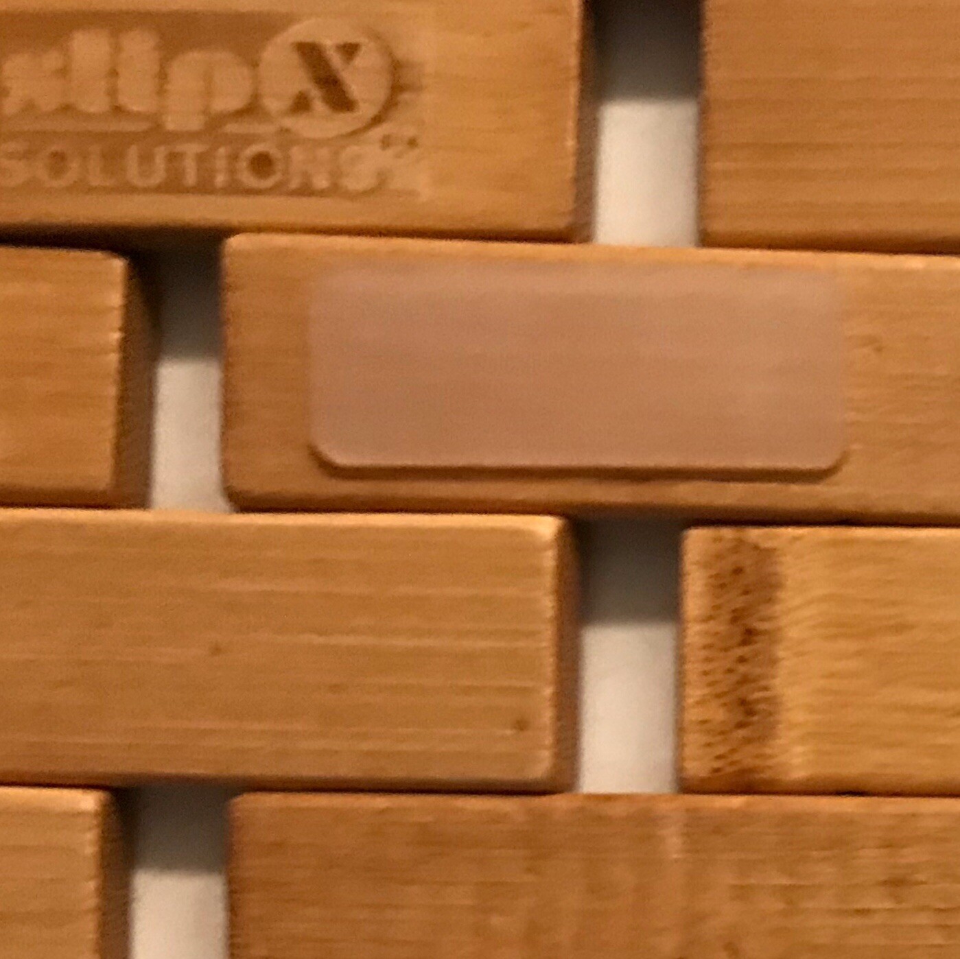 Bamboo Bath or Shower Mat Silicone Grippers - Slipx Solutions gallery