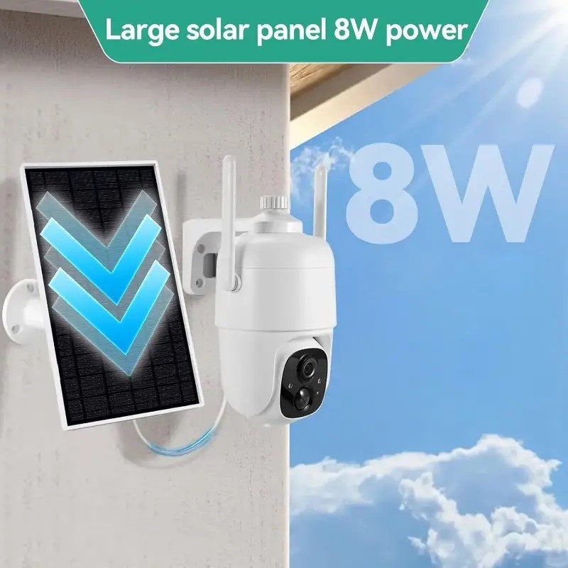 Solar Panel for Ring Spotlight Camera/Stick Up Cam Battery Charger 8W 5V Output gallery