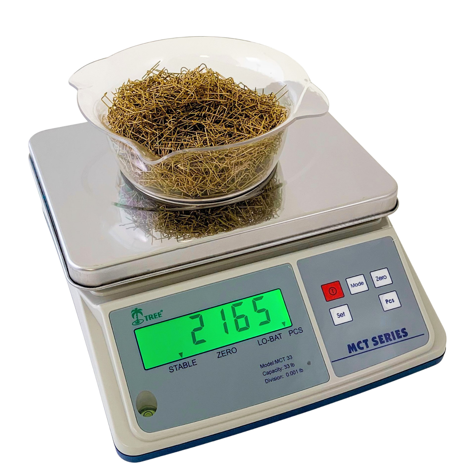 Tree MCT 7 Parts Counting Bench Scale 7lb x 0.0002lb PCS with 10V AC Adapter gallery