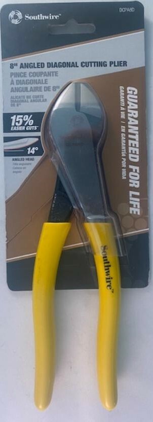 Southwire DCPA8D Angled Head High-Leverage 8" Diagonal Cutting Pliers gallery