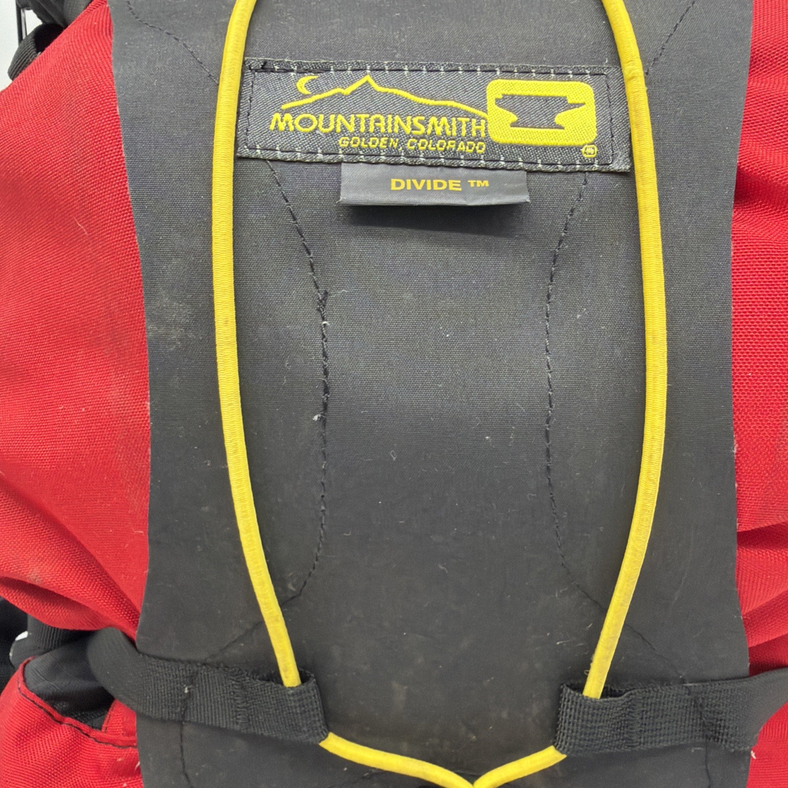 Vintage mountainsmith backpack DIVIDE Red Used Condition 2