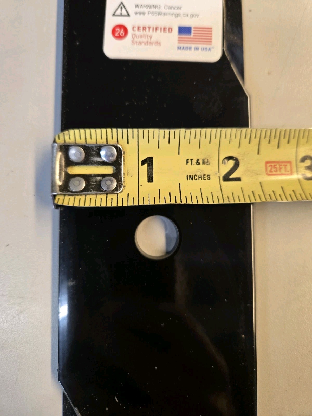 Oregon 92-135 Mower Blade, 18-1/18" Compatible with Bush Hog 50056498 gallery