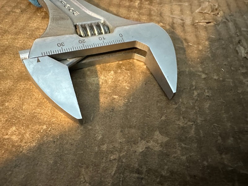 CHANNEL LOCK CODE BLUE 8" ADJUSTABLE WRENCH 8WCB SAE & METRIC - SPAIN gallery