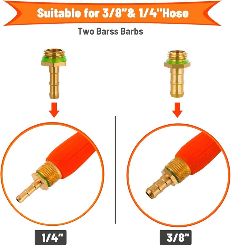 2PCS 29 Inches Replacement Sprayer Wand 3/8" Brass Barb Universal Sprayer Wand gallery