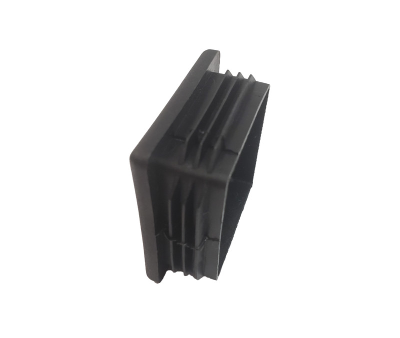 Heavy Duty 2Inch Black Square Plastic Plug Tubing End Cap for Chair Glide Insert gallery