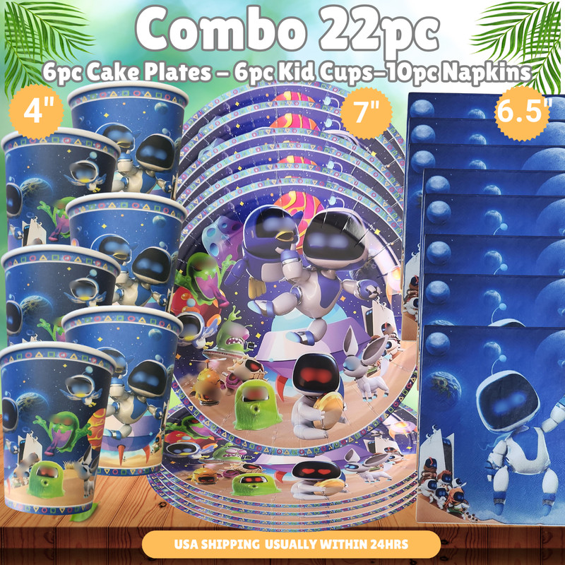 ASTROBOT CENTERPIECE TABLEWARE PARTY SUPPLIES BIRTHDAY DECORATION THEME gallery